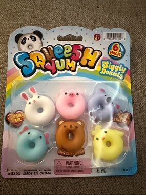 Squeesh yum Donuts 6-Pack - Animal